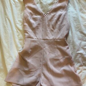 Blush Pink Sleeveless Romper